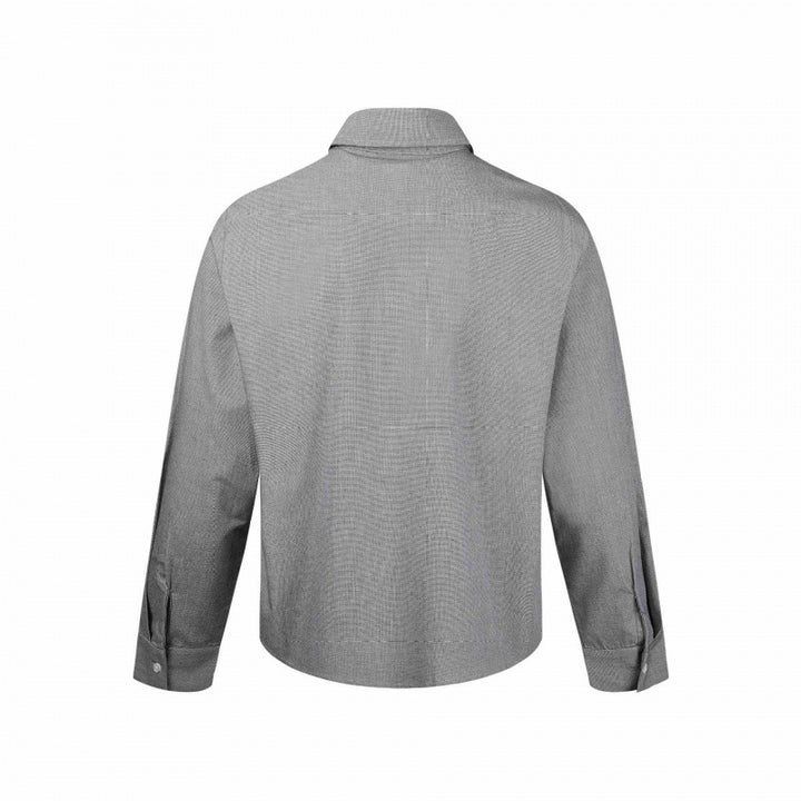 Men's Boxy Shirt Jacket with Two-Way Metal Zipper and Fine Structure Quality Mune Fashion