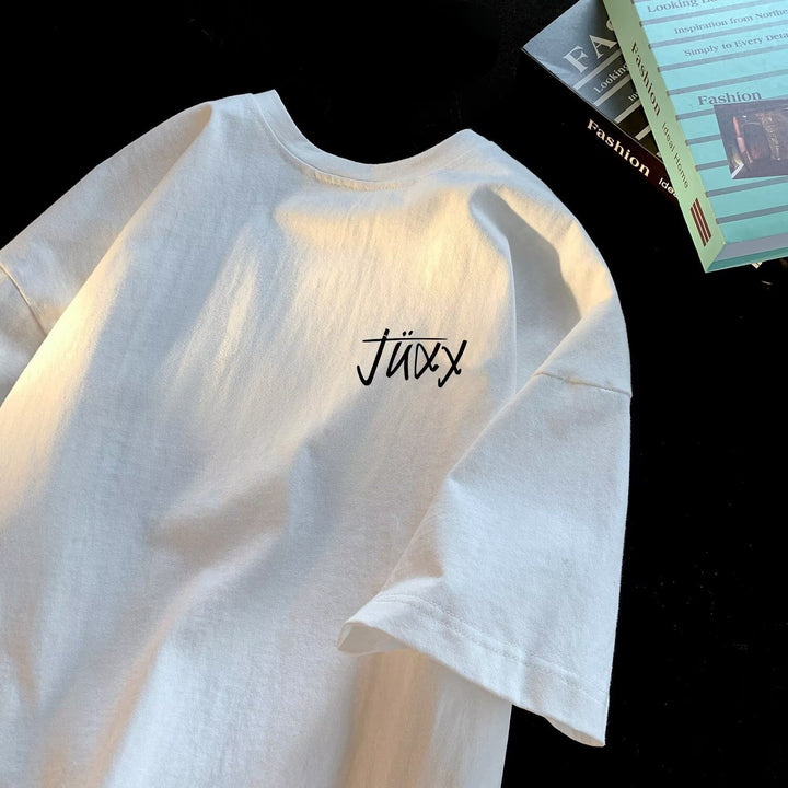 Unisex Casual Oversized T-Shirt with Creative Print Mune Fashion