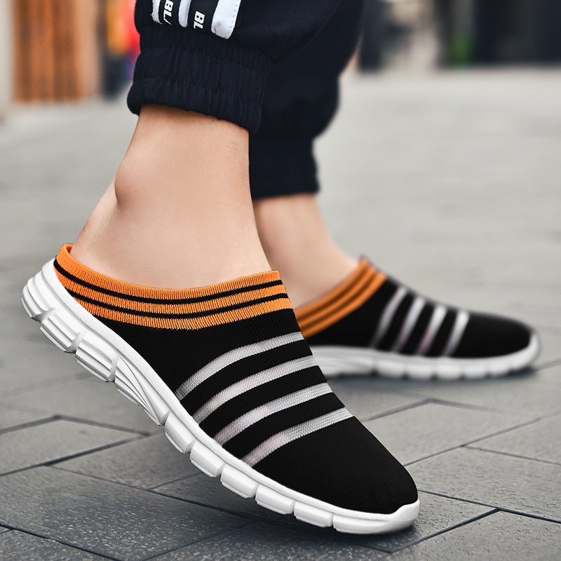 Unisex nan lightweight knit mule with contoured comfort sole and flexible profile outsole Mune Fashion
