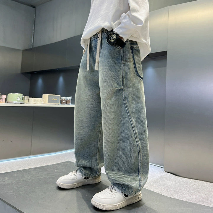 Women's Baggy Jeans with Unique Graphics Mune Fashion