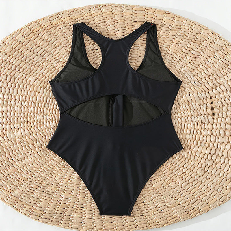 Ladies Sporty One-Piece Swimsuit Mune Fashion