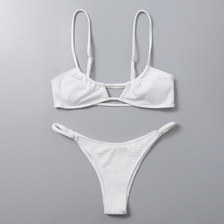 Women's Triangle Bikini with Innovative Cut-Out Design Mune Fashion