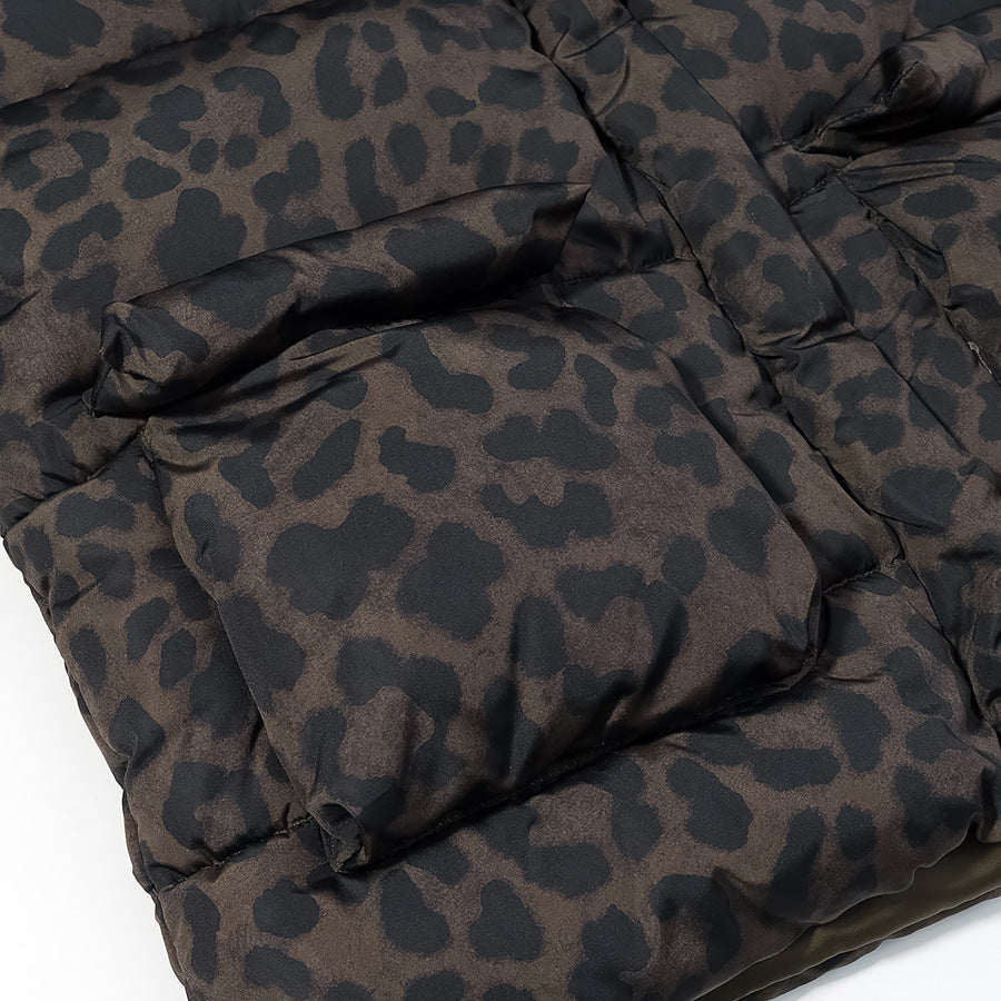 Women's Oversize Quilted Puffer Jacket with High Hood and Patch Pockets Mune Fashion