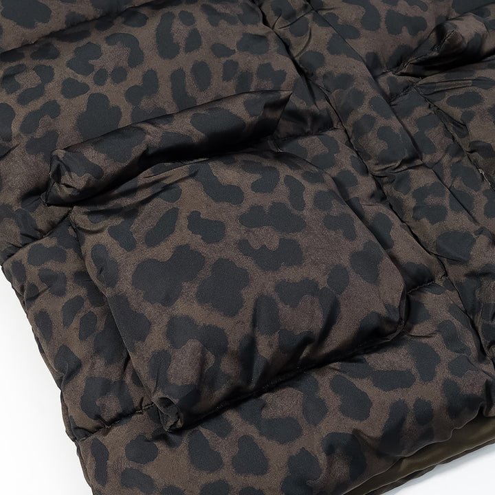 Women's Oversize Quilted Puffer Jacket with High Hood and Patch Pockets Mune Fashion