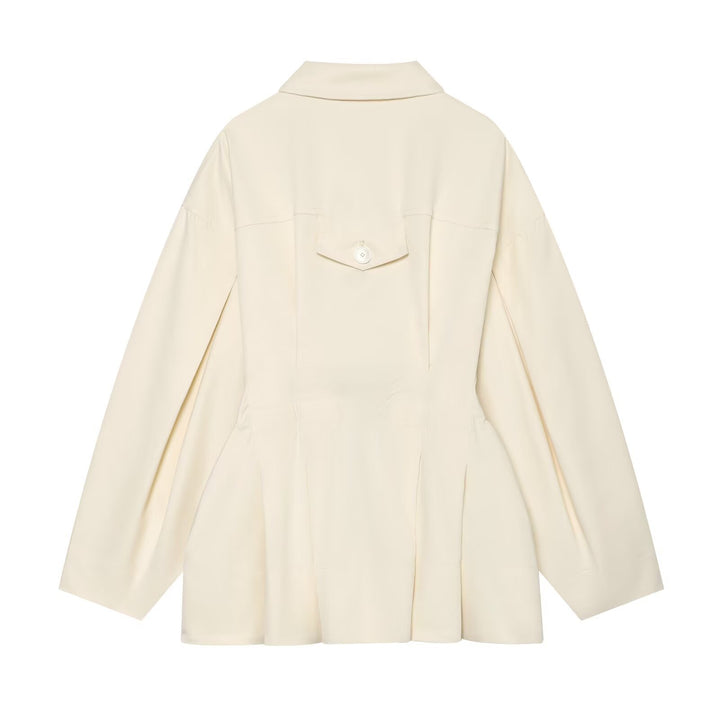Women's Boxy Short Jacket in Utility Look with Oversized Flap Pockets Mune Fashion