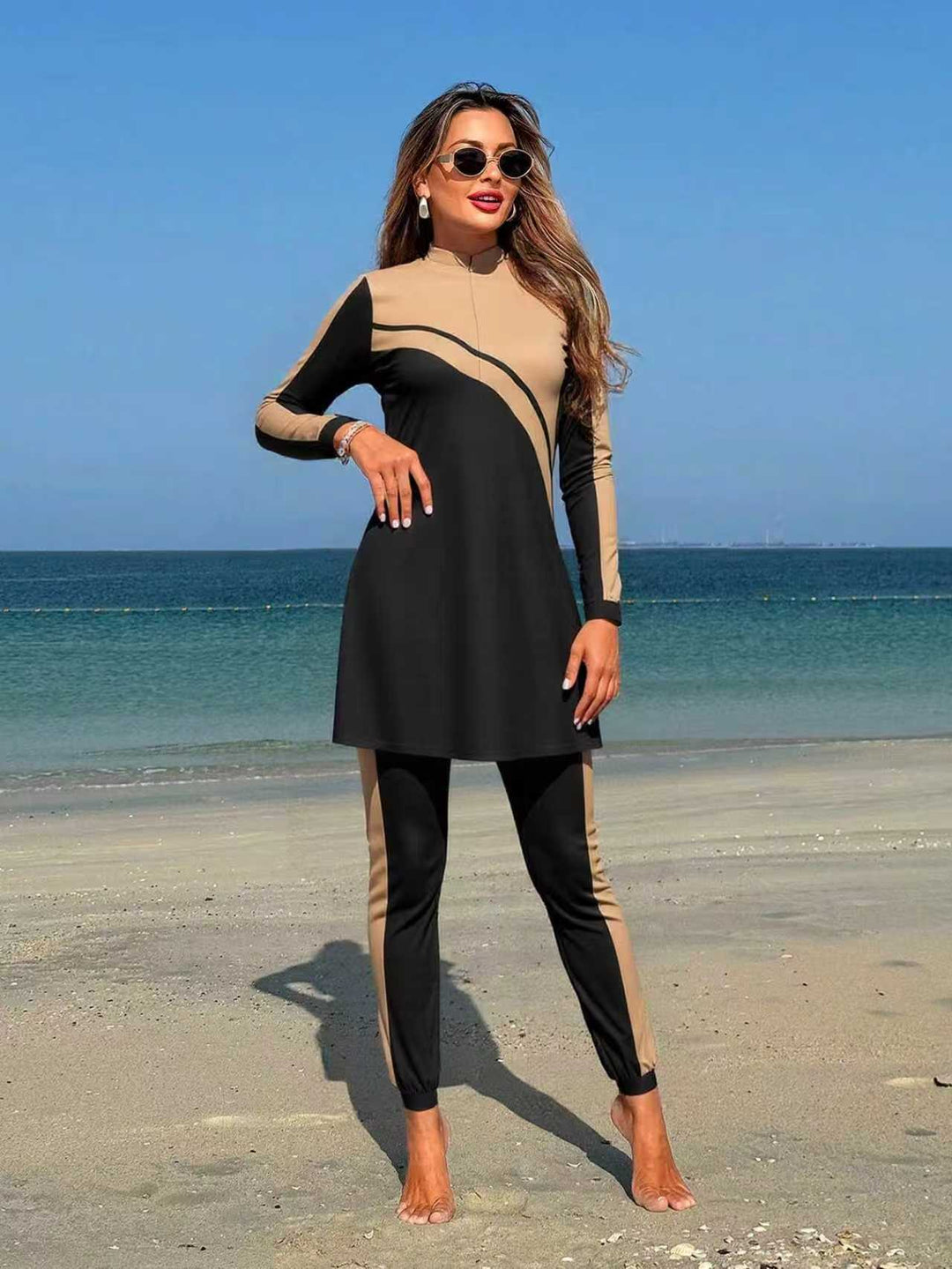 Women's sports top with elegant leggings Mune Fashion