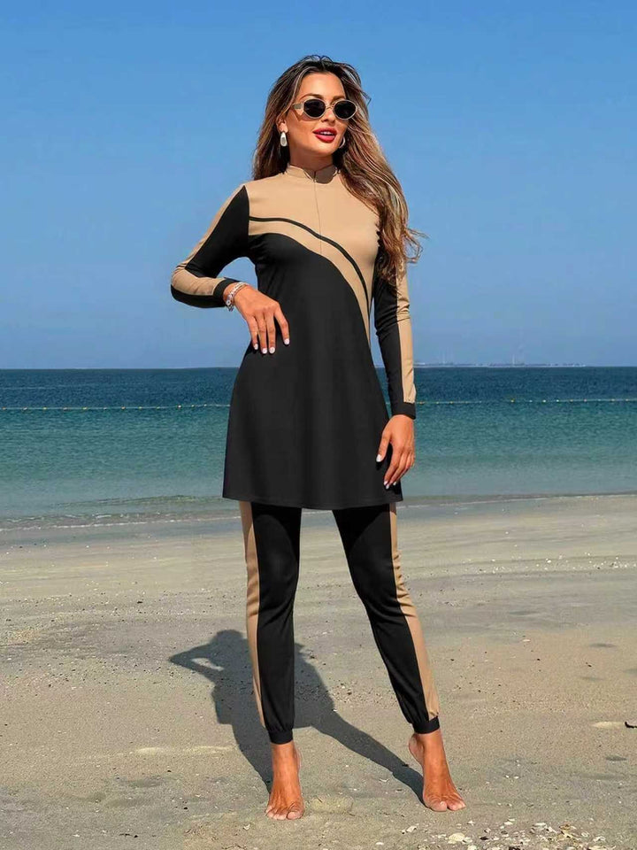 Women's sports top with elegant leggings Mune Fashion