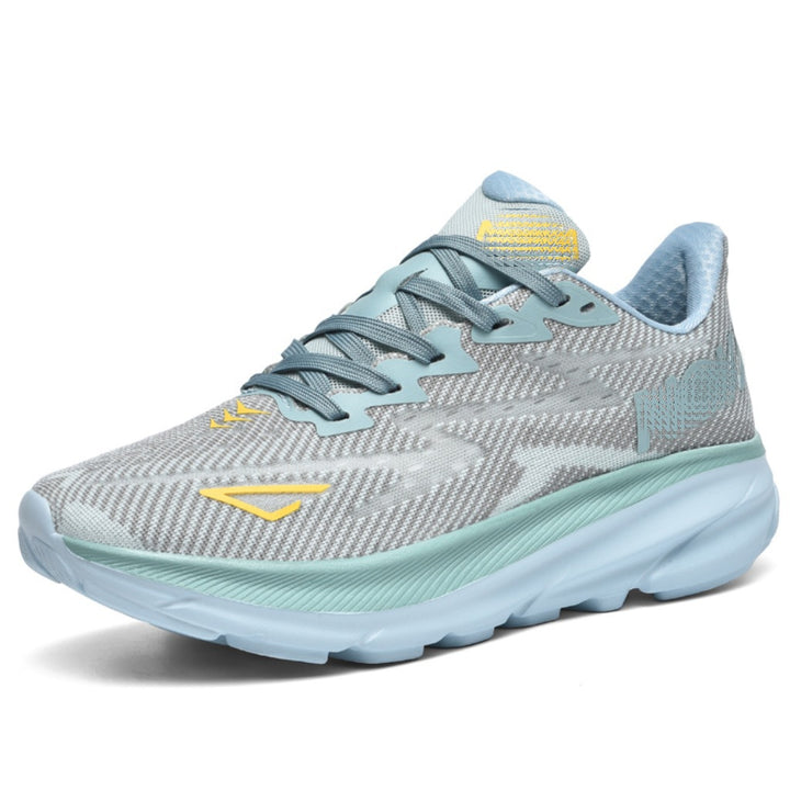 Unisex lightweight street training shoes with woven performance upper and cushioned dual-layer midsole Mune Fashion