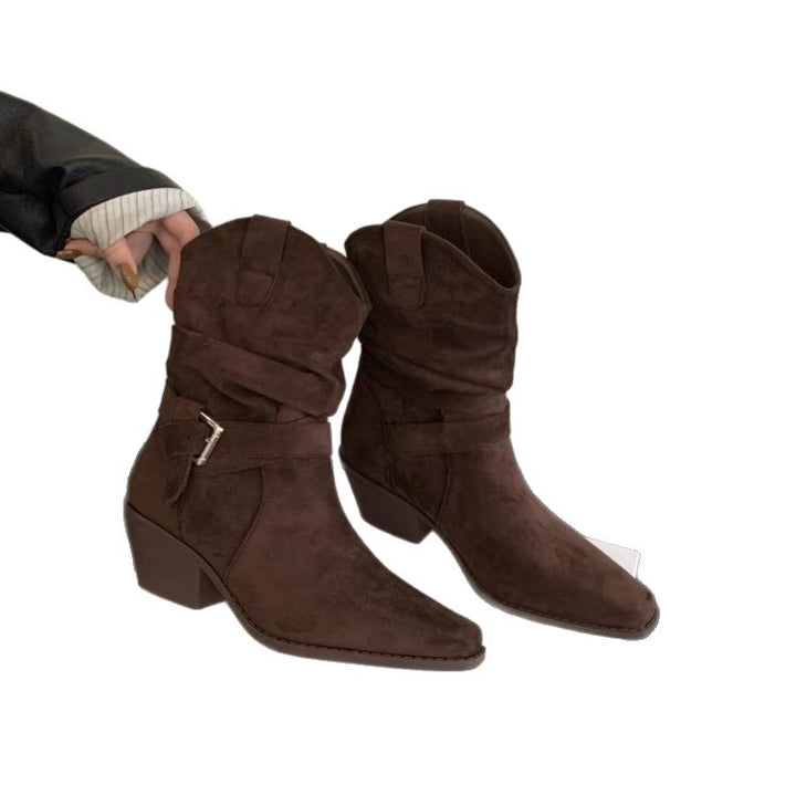 Ladies Elegant and Comfortable Western Boots Mune Fashion