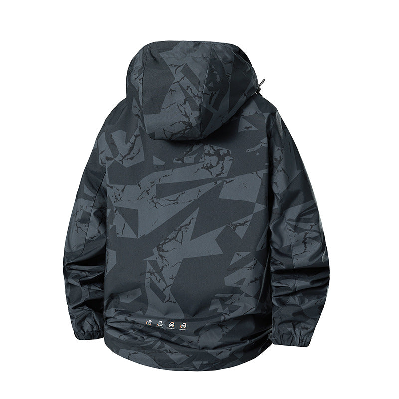 Men's Lightweight Functional Jacket with Hood Mune Fashion