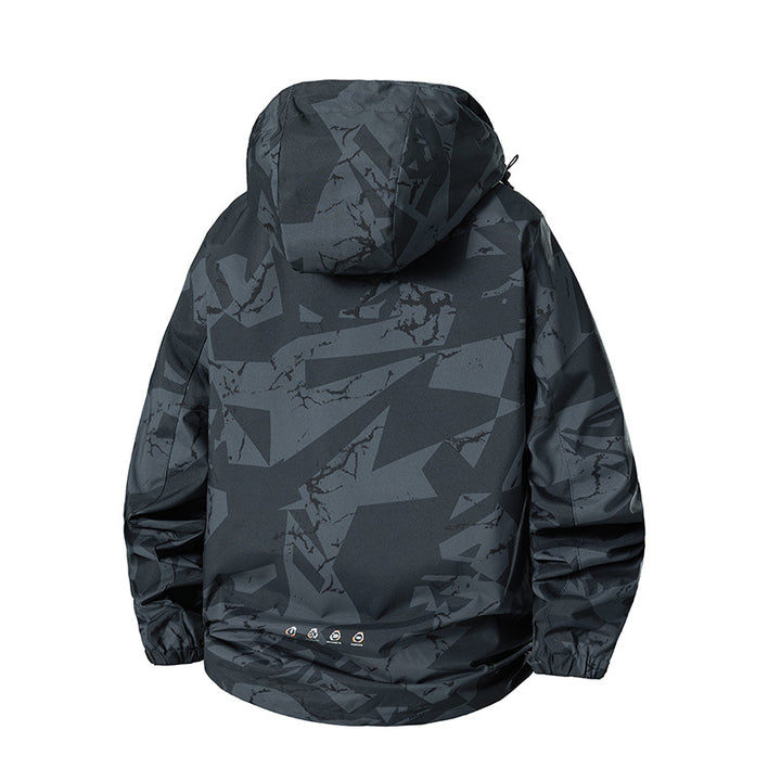 Men's Lightweight Functional Jacket with Hood Mune Fashion