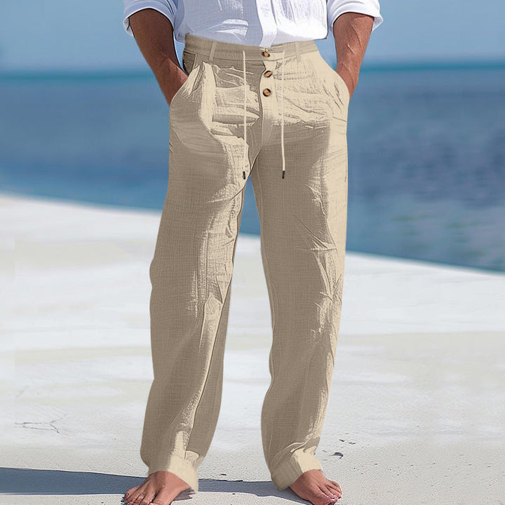 Men's casual pants with high waist and comfortable pockets Mune Fashion