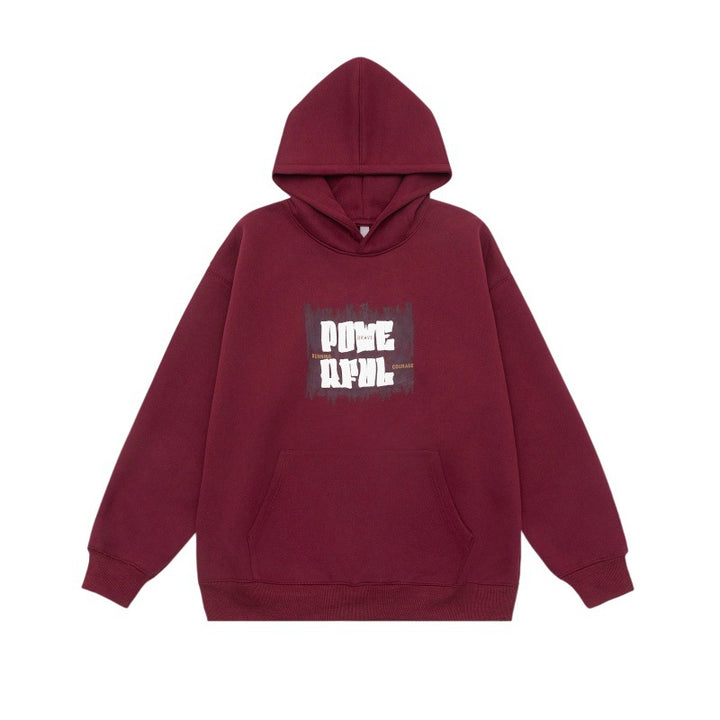 Unisex Oversized Hoodie with Kangaroo Pocket and Distinctive Front Print Mune Fashion