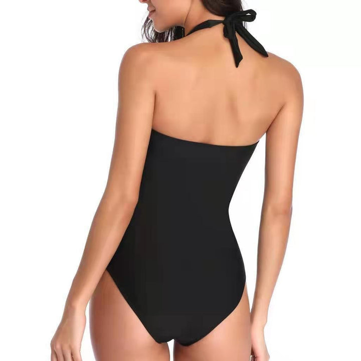 Women's One-piece Swimsuit with Fashionable Gather Mune Fashion