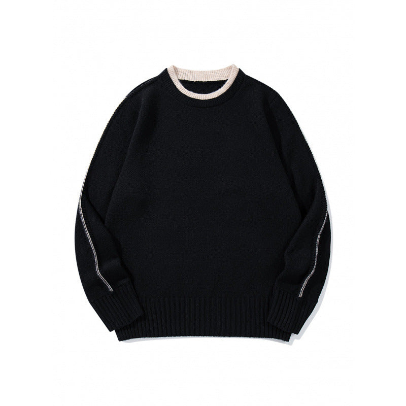 Unisex Soft Mélange Crew Neck Sweater made of Organic Cotton Blend with Boxy Fit and Wide Ribbed Cuffs Mune Fashion