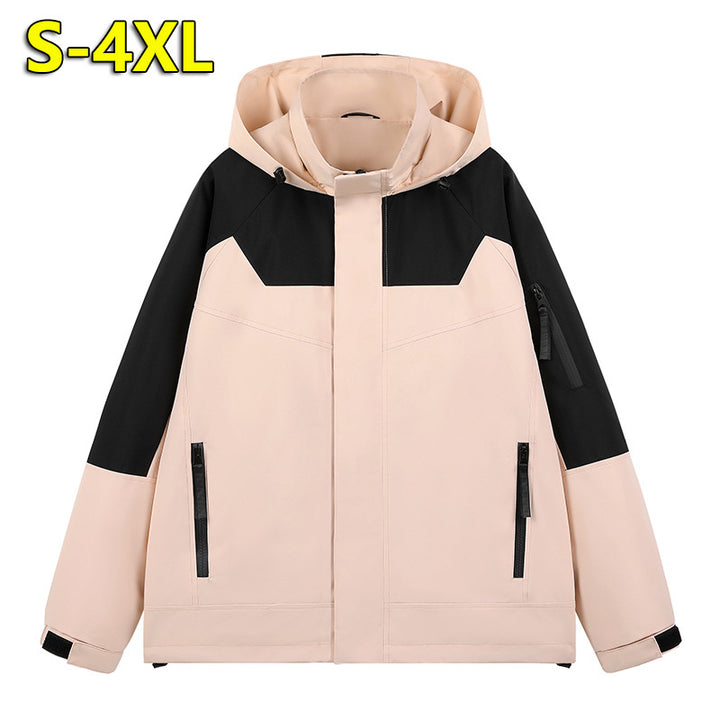 Men's water-repellent technical urban hoodie jacket with ergonomic hood, concealed zipper, and seam-sealed utility pockets Mune Fashion