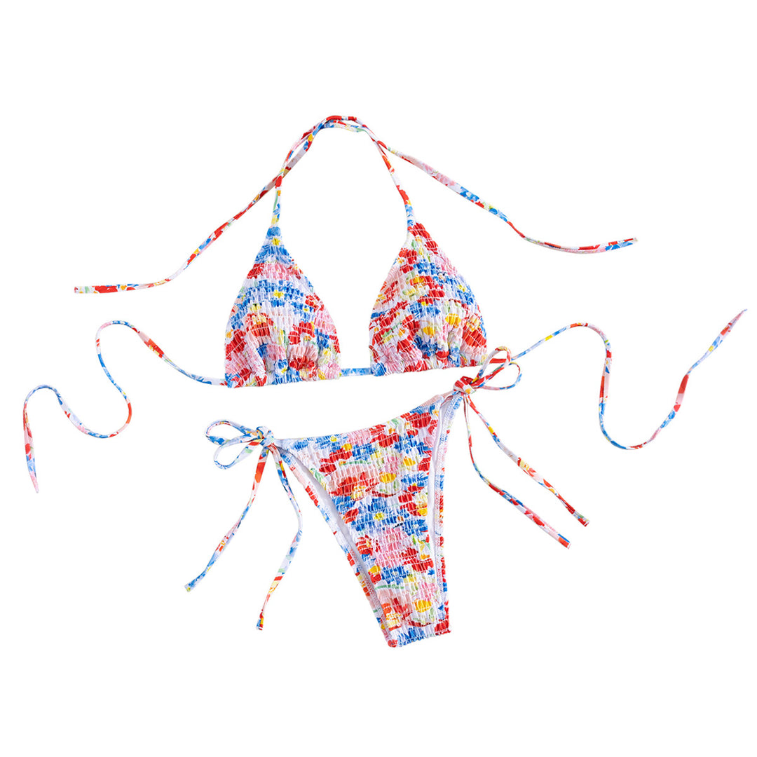 Women's bikini set with colorful pattern mix Mune Fashion