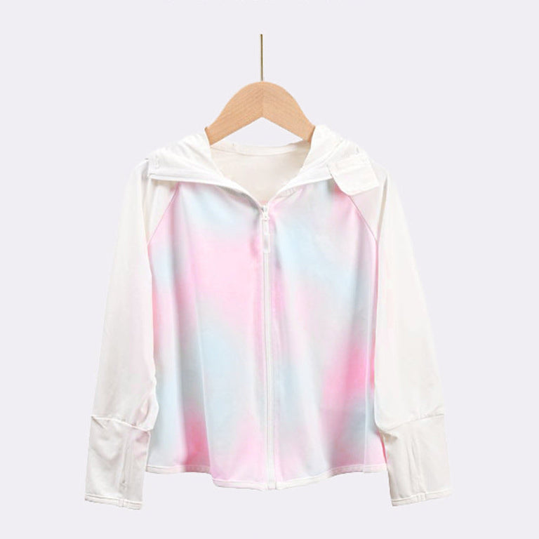 Girls functional UV protection jacket with hood Mune Fashion