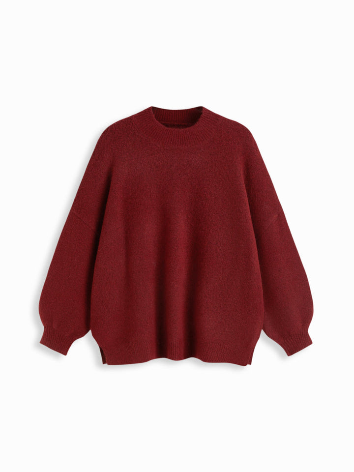 Women Comfortable Oversized Sweater Mune Fashion