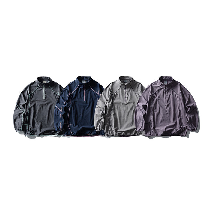 Unisex Lightweight Tech Half-Zip Pullover with Raglan Sleeves Mune Fashion