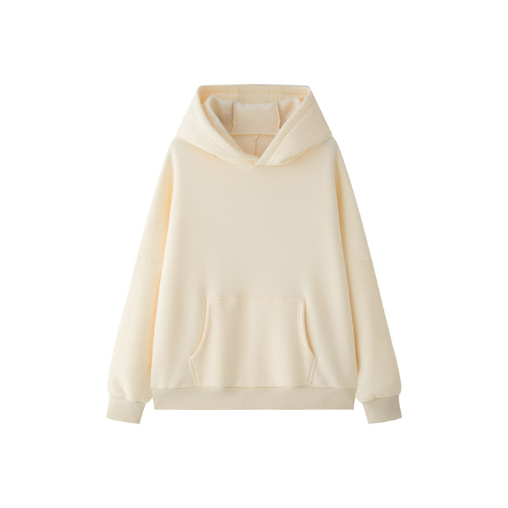 Women's Oversize Hoodie made of heavy cotton fleece with kangaroo pocket Mune Fashion