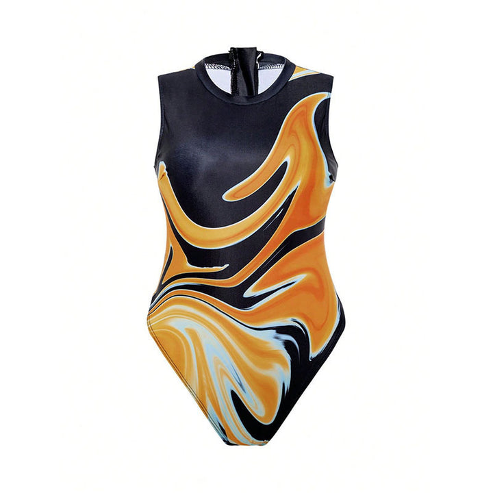 Women One-Piece Swimsuit with Sporty Design Mune Fashion