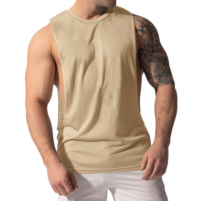 Men's muscle shirt with extra deep arm openings and breathable cotton blend Mune Fashion