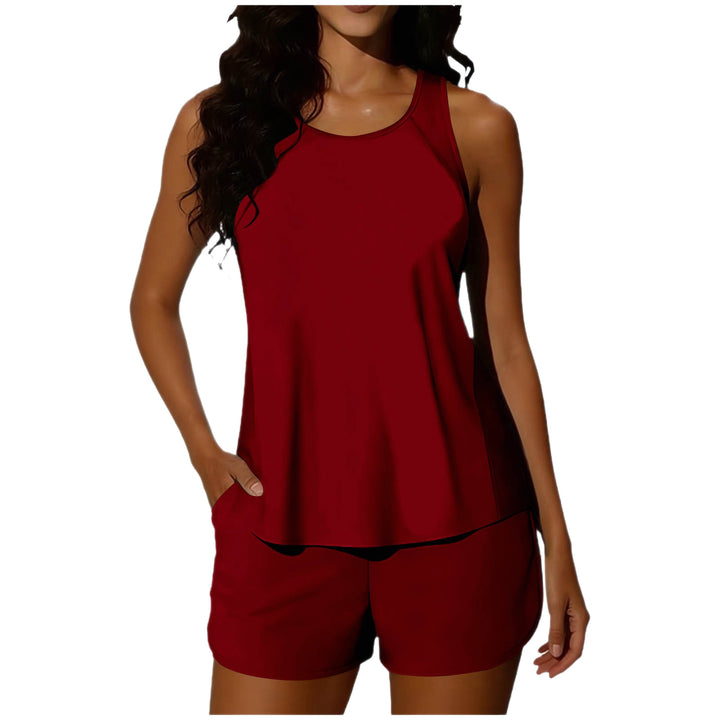 Damen Sportliches Tank-Top mit Shorts Echo Archiv