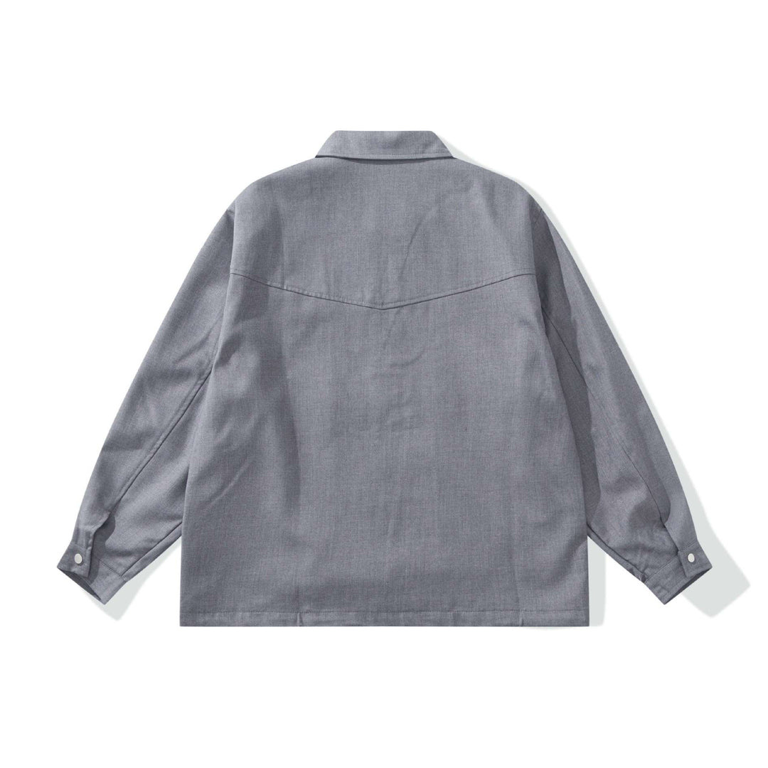 Men's Utility Chore Jacket with Full Zip and Large Flap Pockets Mune Fashion