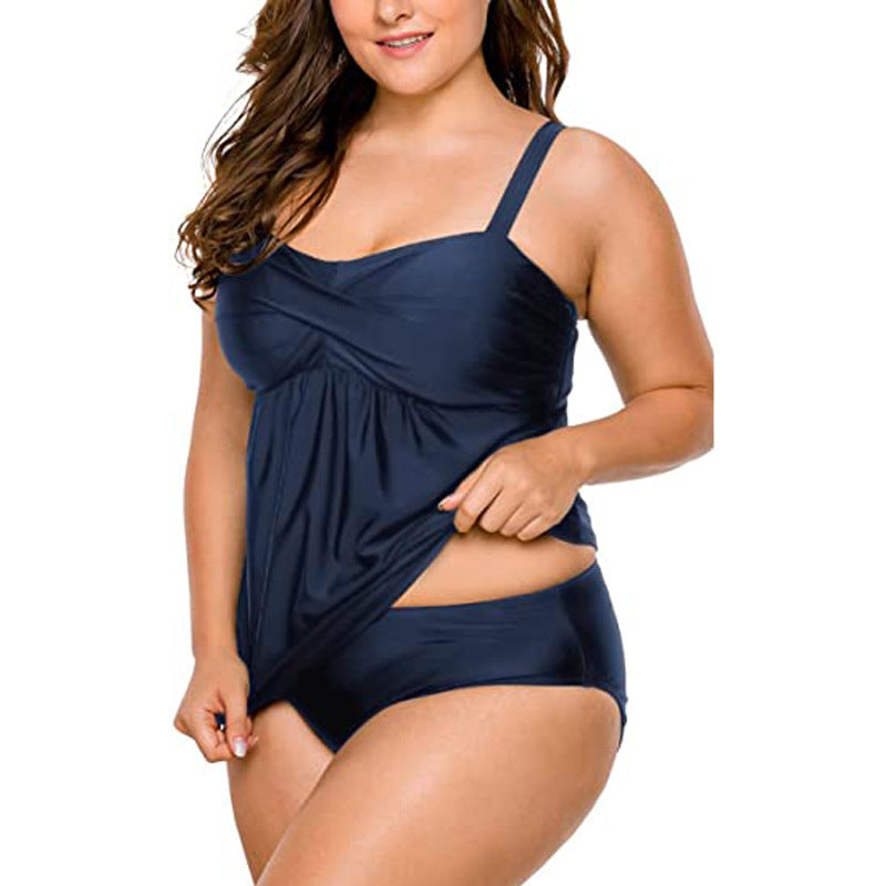 Women's tankini swimsuit with flattering cut and adjustable straps Mune Fashion