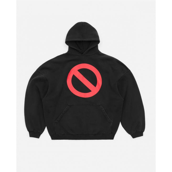 Unisex nano hoodie sweatshirt with used front print and kangaroo pocket Mune Fashion
