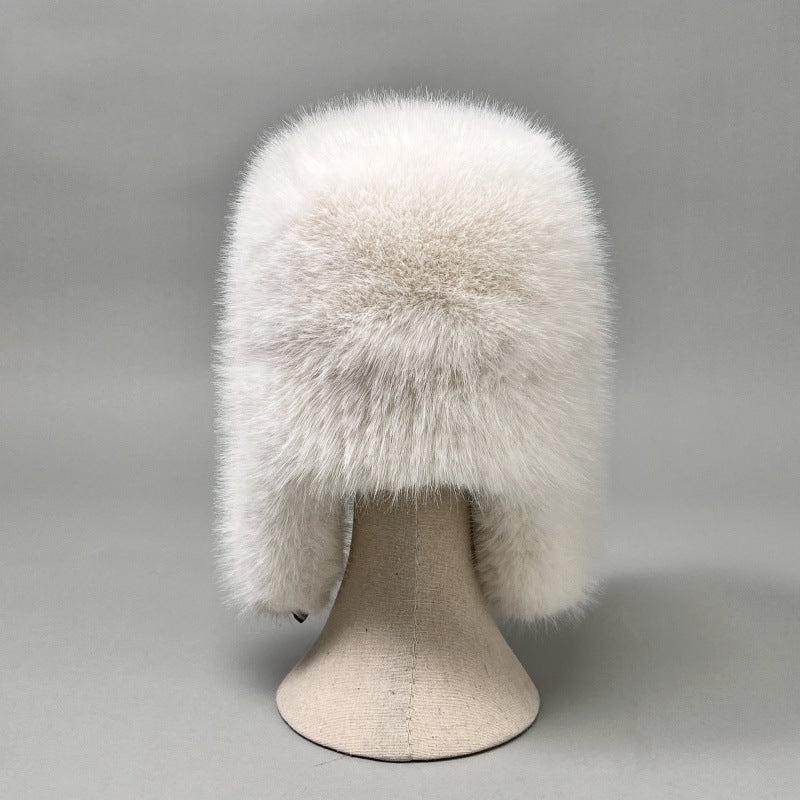 Ladies Luxurious Faux Fur Ushanka with Ear Flaps and Warming Lining Mune Fashion