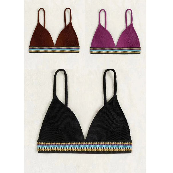 Ladies Triangle Bikini Top Mune Fashion