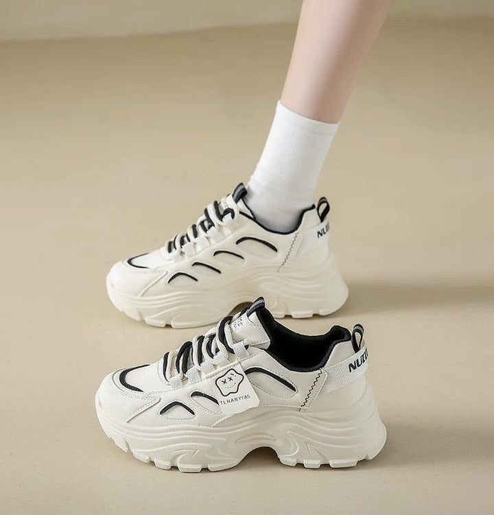 Women’s sporty chunky sneakers with breathable sole and elegant design elements Mune Fashion