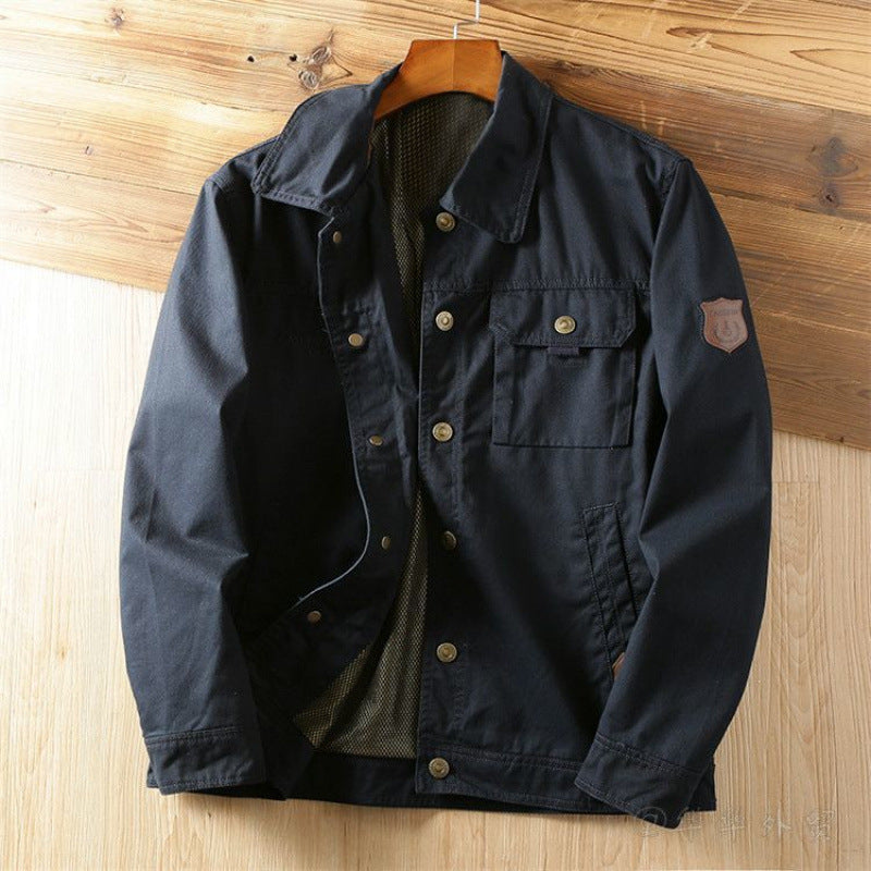 Men's Practical Transitional Jacket with Numerous Pockets Mune Fashion