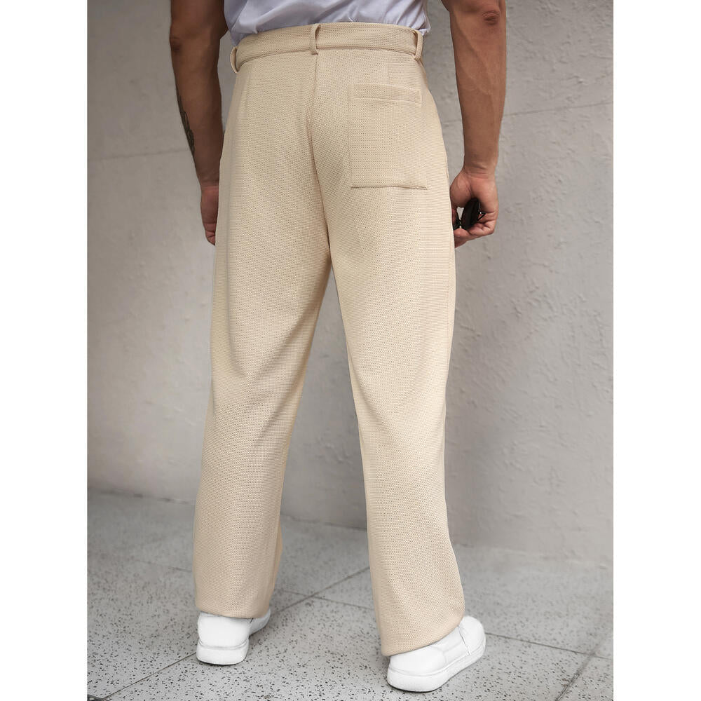 Men's Fashion Casual Pants with Wide Cut Mune Fashion