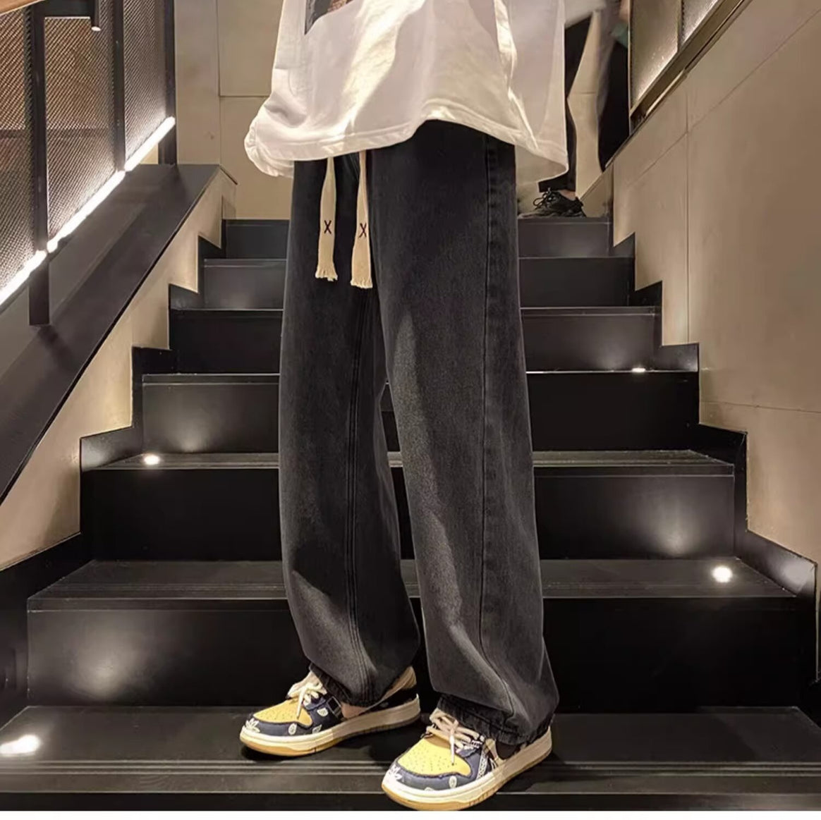 Men's Comfortable Loose Jeans Mune Fashion