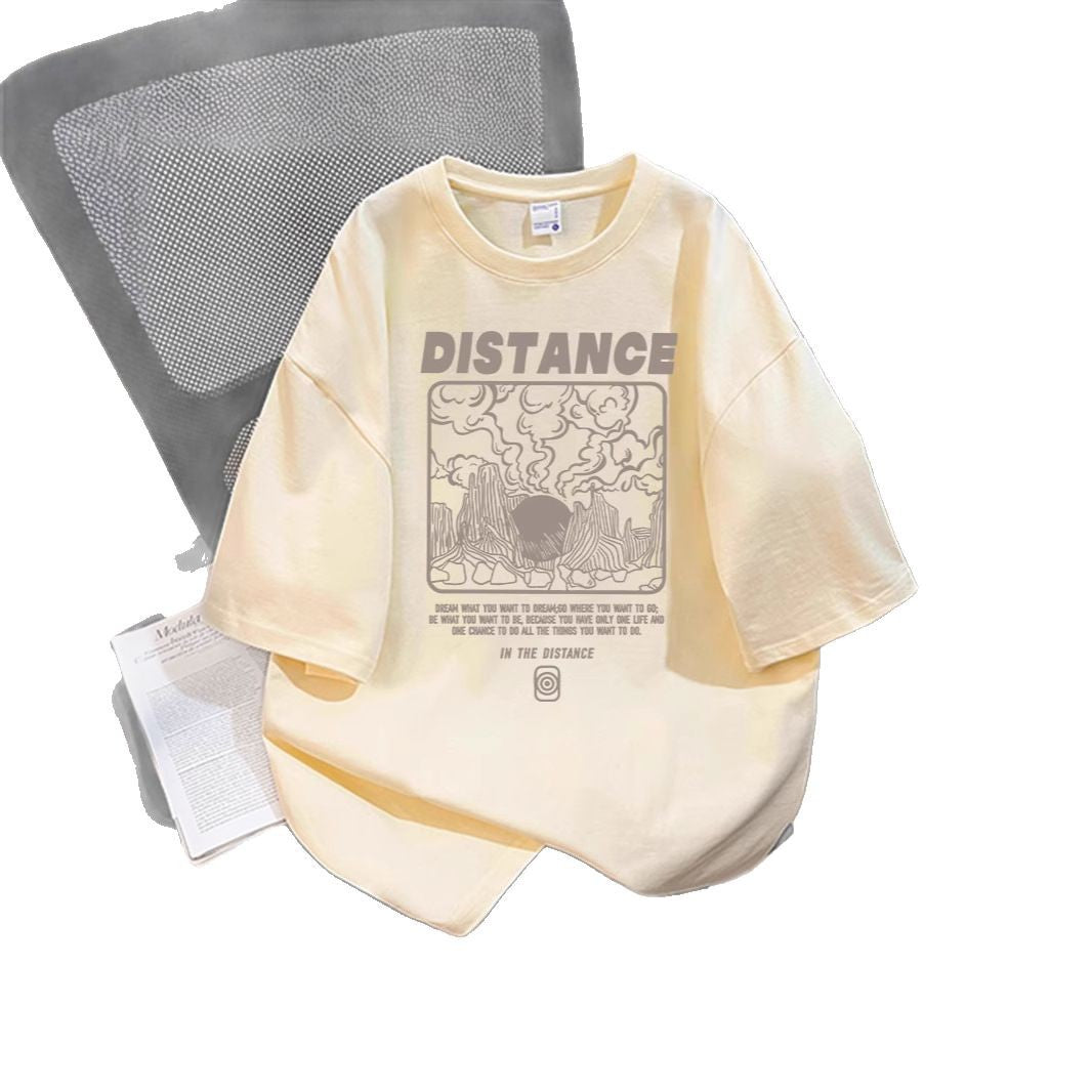 Women's Oversized T-Shirt with Creative Graphic Print Mune Fashion