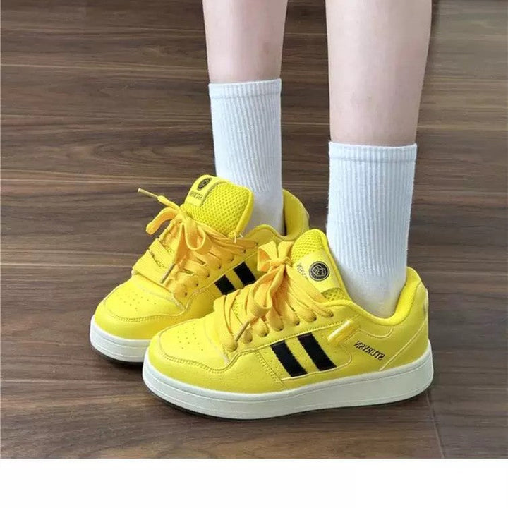 Women's Lifestyle Sneakers with supportive shaft and non-slip sole Mune Fashion