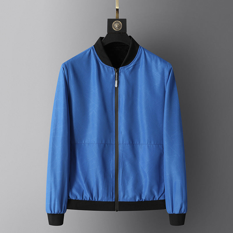 Men's Lightweight Sports Jacket with Zip Collar