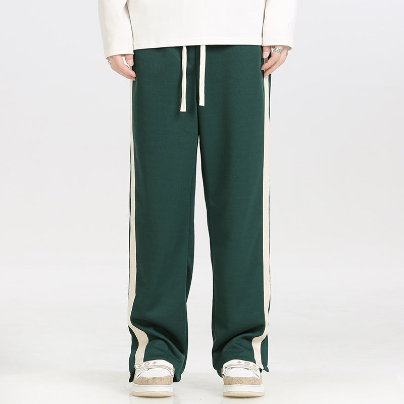 Men's Sporty Lounge Pants with Side Stripes Mune Fashion