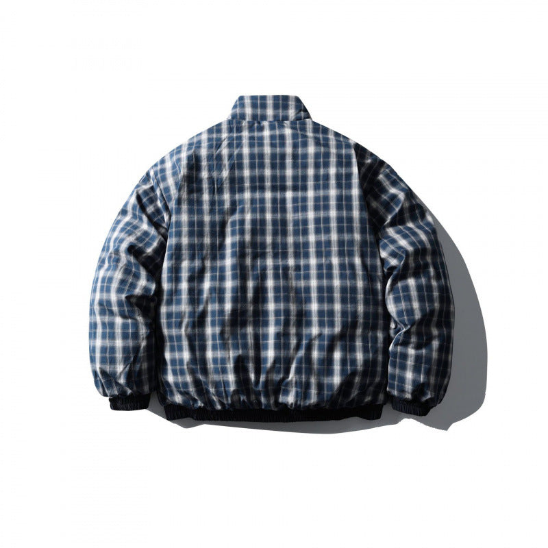 Unisex Boxy quilted transitional jacket with standing collar, elastic hem and zipper pockets Mune Fashion