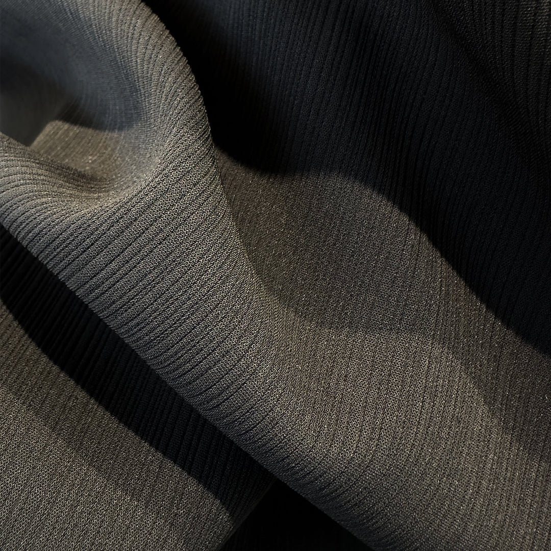 Women Textured Stretch Knit Fabric Dress
