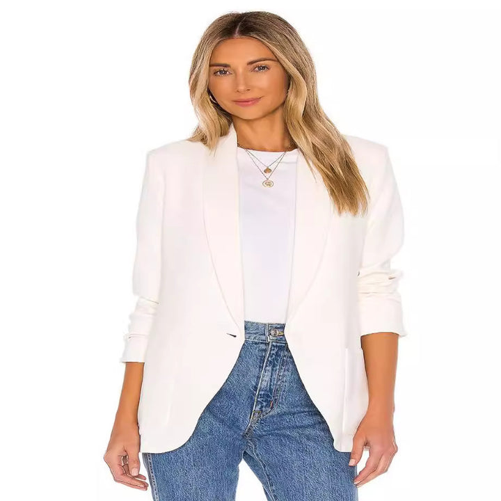 Women's High-Waisted Vegan Leather Pants with Slim Fit and Slight Flare Mune Fashion