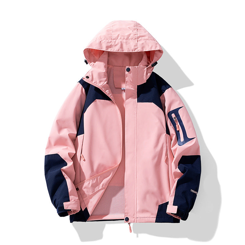 Men's Technical Outdoor Softshell Jacket with Hood, Arm Pocket and Mesh Lining Mune Fashion