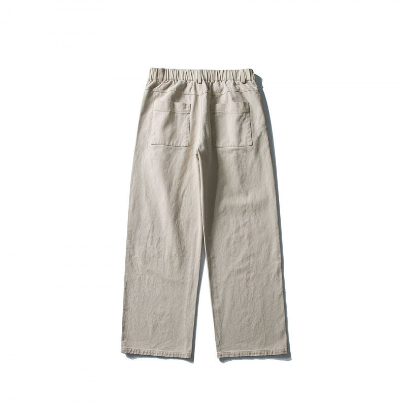 Women Wide-Leg Denim Pants made of durable denim with elastic waistband Mune Fashion