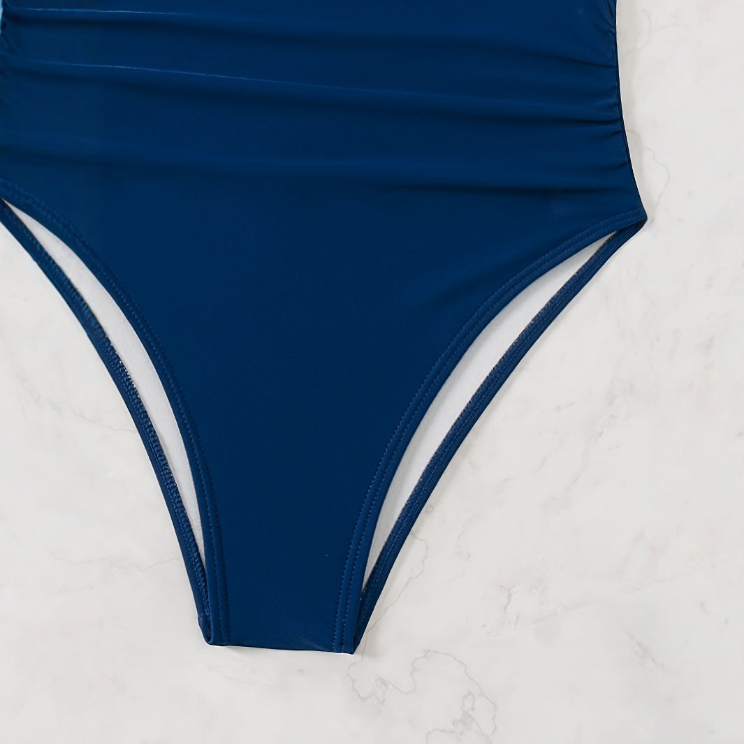 Women's High-Cut Floral Swimsuit Mune Fashion