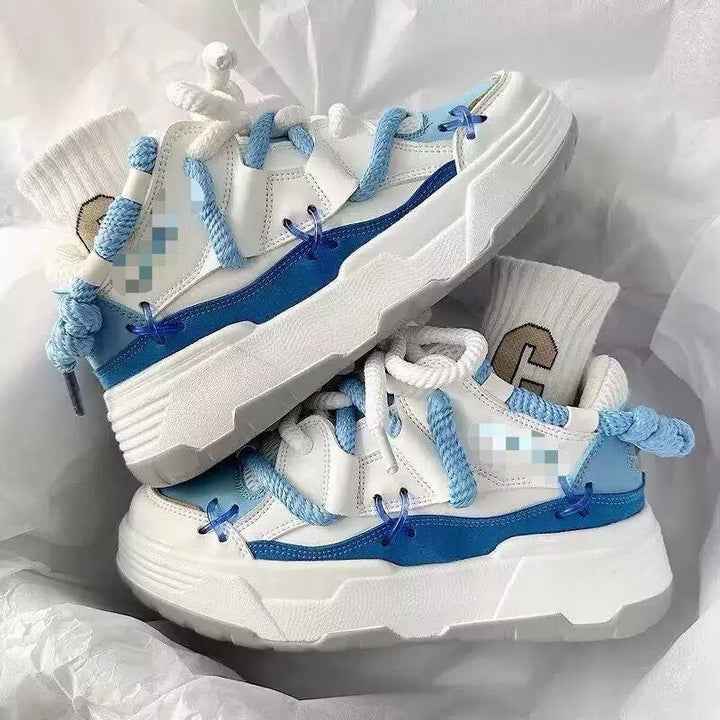 Women Sporty Sneakers with Innovative Accents and Non-Slip Sole Mune Fashion