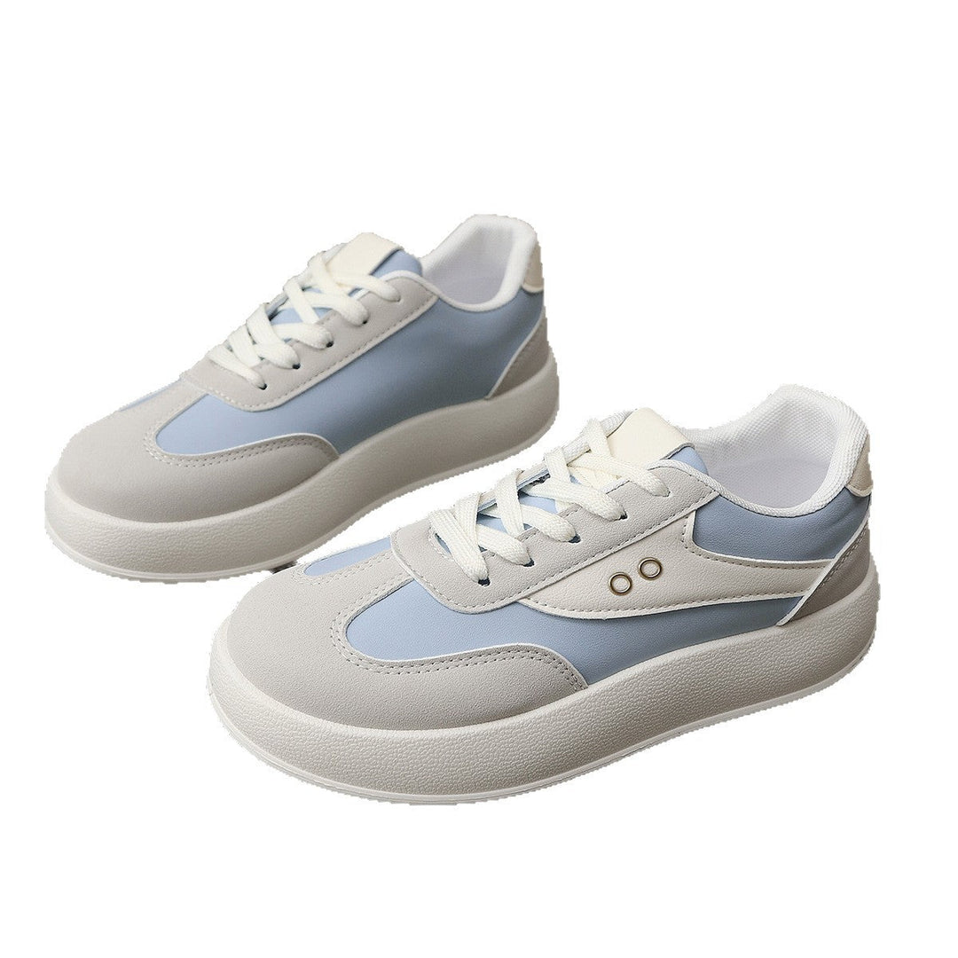 Women’s Platform Sneakers with Sporty Chic and Padded Lining Mune Fashion