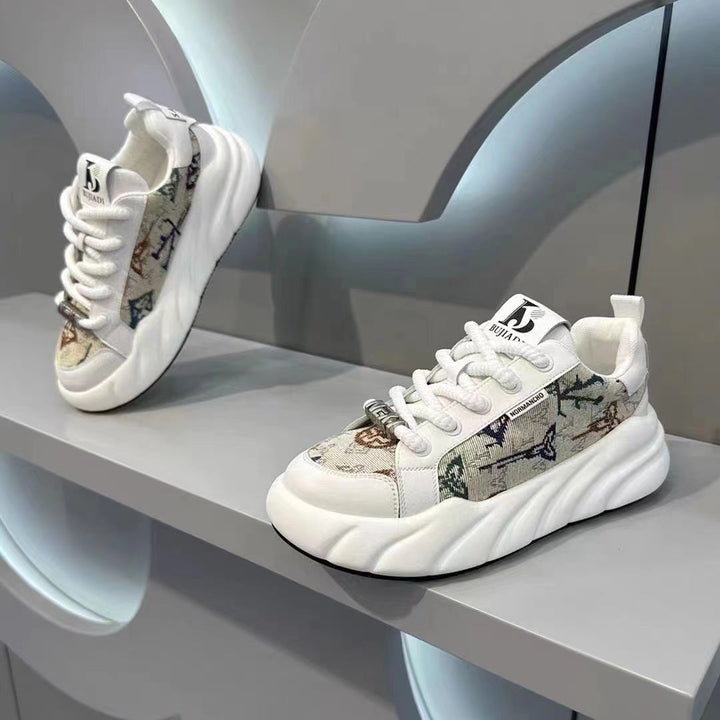 Women's sneakers with comfortable and trendy wave sole Mune Fashion